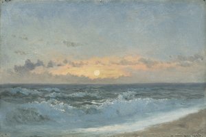 Coucher de soleil sur la mer, 1900